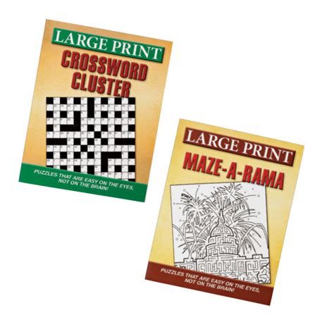 Large Print Puzzles 10 Pack - Large Print Puzzles - Miles Kimball