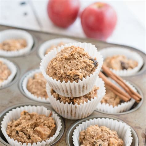 Gluten-Free Apple Oatmeal Muffins - Living Well Mom