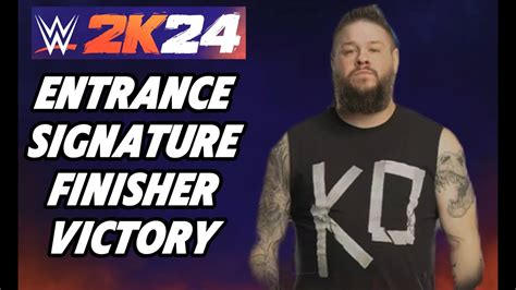 Kevin Owens Wwe K Showcase Entrance Signature Finisher Victory