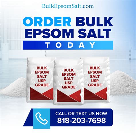 Bulk Epsom Salt Suppliers USA - Bulk Epsom Salt