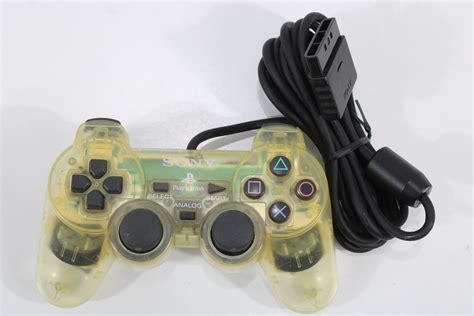 Official Sony PlayStation Dualshock 2 Clear Controller Pad Discolored SCPH-10010 OEM (B) – Retro ...