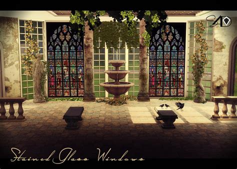 Sims Ccs The Best Stained Glass Windows By Daer N Images And