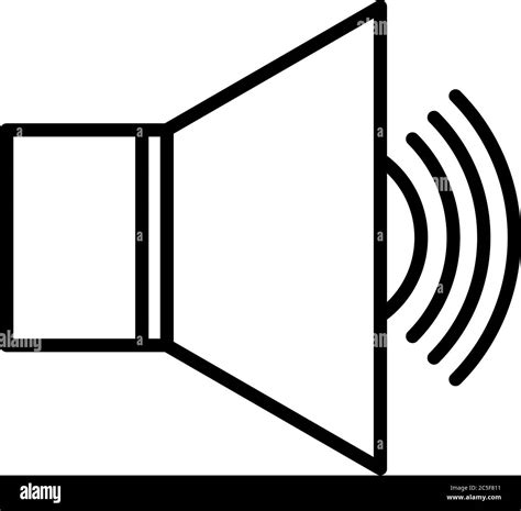 Ilustración vectorial de icono de megáfono Logotipo de altavoz Símbolo