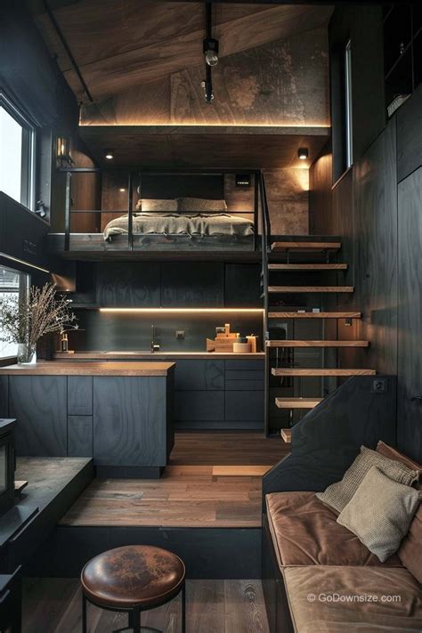 19 Tiny Houses With Stairs That REALLY Work | GoDownsize