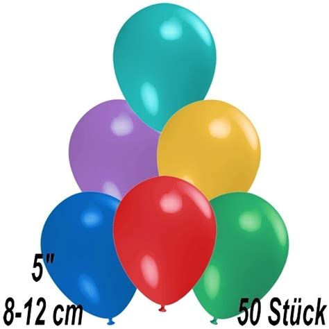 Luftballons Mini St Ck Bunt Gemischt