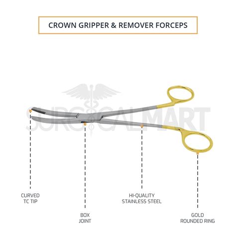 3 Tc Wynman Crown Remover Gripper Forceps 7 Surgical Mart