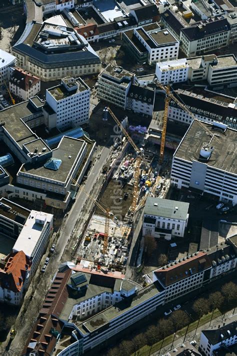 Kassel Von Oben Neubau Des Verwaltungsgeb Udes S Finanz Campus Des