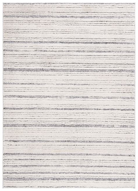 Safavieh Martha Stewart Lucia Shag Area Rug Ivory Dark Grey X