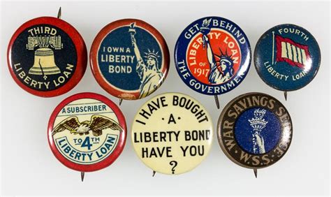 Lot Liberty Loan Buttons