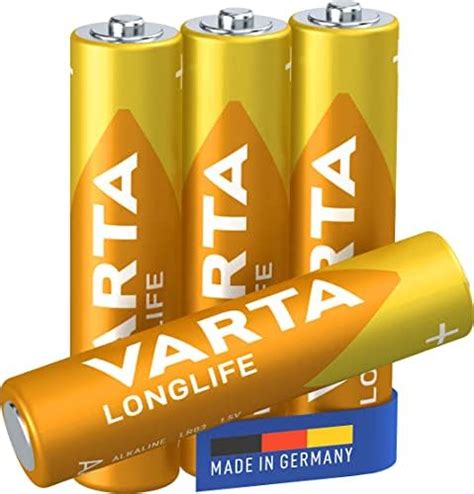 VARTA Batterien AA 12 Stück Longlife Alkaline 1 5V ideal für