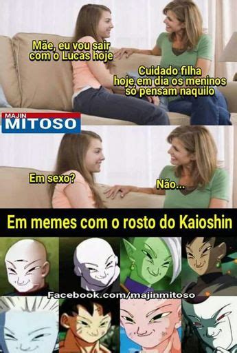 Kkk os memes o rosto do Shin Família Dragon Ball Oficial Amino