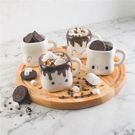 Hot Chocolate Marshmallow Mug Vegan Marshmallow Salted Caramel Hot