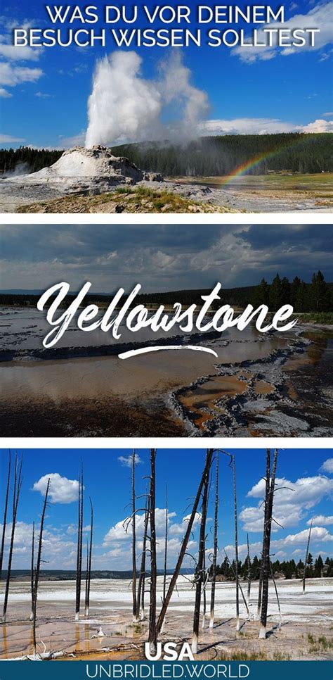 11 Tipps für den Yellowstone NP USA Visit yellowstone National