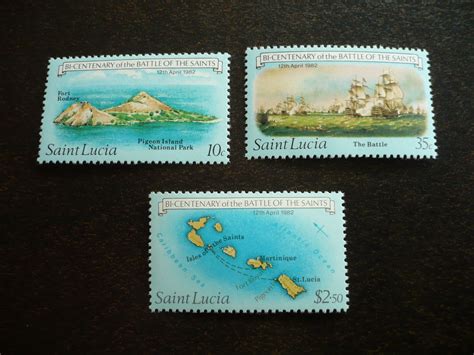 Stamps St Lucia Scott Mint Never Hinged Part Set Of