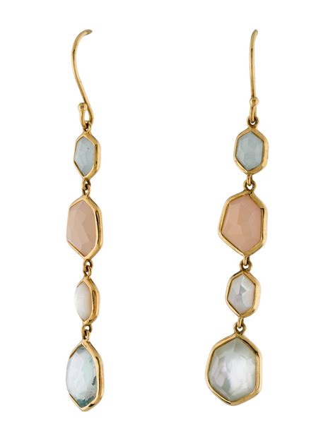 Ippolita 18k Multistone Drop Earrings 18k Yellow Gold Drop Earrings