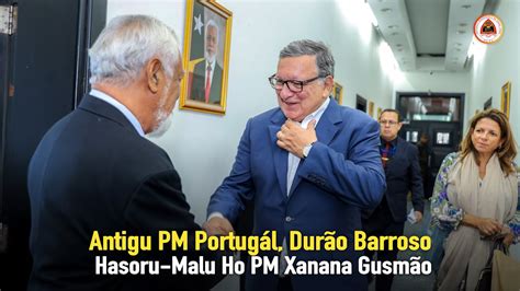 Antigu PM Portugál Durão Barroso Hasoru Malu Ho PM Xanana Gusmão YouTube