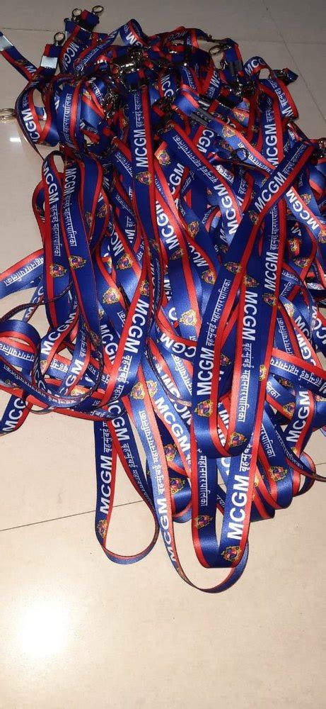 Printed Id Card Lanyard Mumbai 20mm Digital At Rs 20 In Mumbai Id