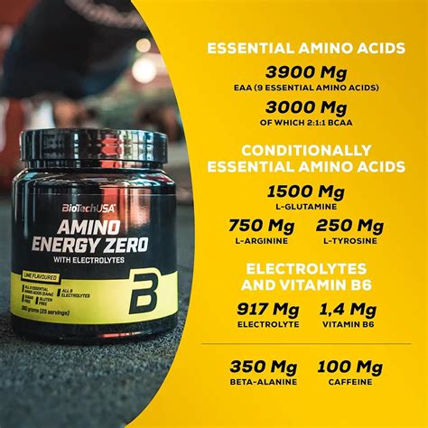 Biotechusa Amino Energy Zero With Electrolytes G Powerhouse