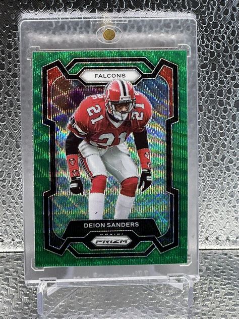 Panini Prizm Deion Sanders Green Wave Prizm Atlanta Falcons