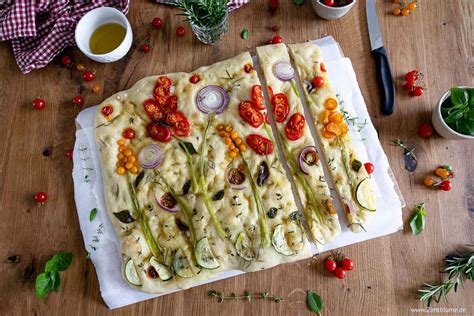 Focaccia Garden Italienisches Rezept F R Den Trend Zimtblume De