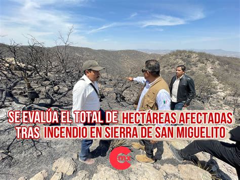 Se Eval A El Total De Hect Reas Afectadas Tras Incendio En Sierra De