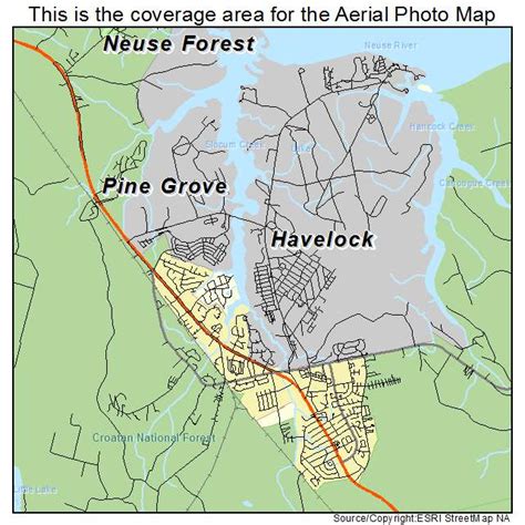 Aerial Photography Map of Havelock, NC North Carolina