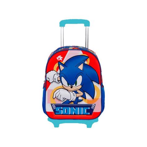 Karactermania Mochila Escolar 39cm Trolley Game Multicor Sonic