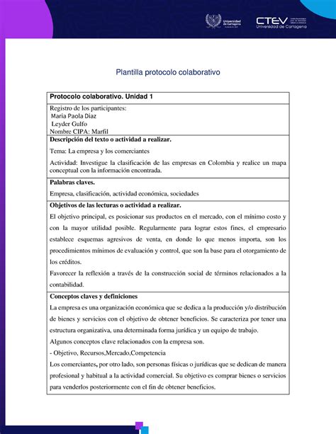 Protocolo Colaborativo Unidad Asiganatura Contabilidad Plantilla