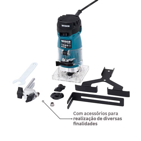 Tupia Laminada Wesco Acessórios 6mm 500W 220V WS5047 Leroy Merlin