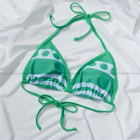 Anime Cartoon Printing Swimsuit Bikini Nami Cosplay Costume Women Sexy Summer Swimwear Outfits