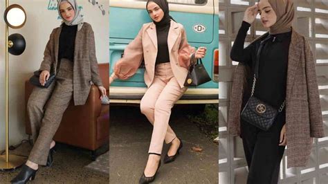 Gaya Hijab Pakai Blazer Ala Selebgram Blibli Friends Atelier Yuwa Ciao Jp