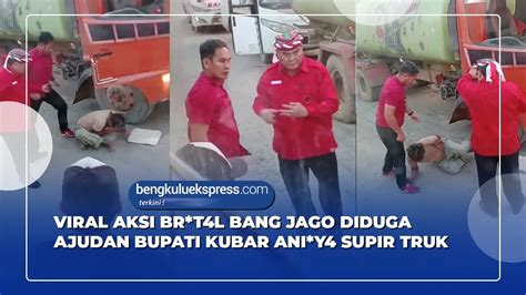 Viral Aksi Br T4l Bang Jago Diduga Ajudan Bupati Kubar Ani Y4 Supir