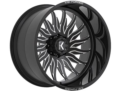 Kg1 Forged Milled Gloss Black Phoenix Wheels Realtruck