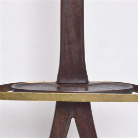 Ico Parisi For Fratelli Reguitti Sculpted Valet Stand In Mahogany And Brass Italy For Sale At