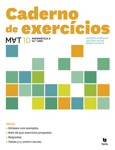 Caderno exer mat10 Texto MATEMÁTICA A 10 º ANO Caderno de exercícios