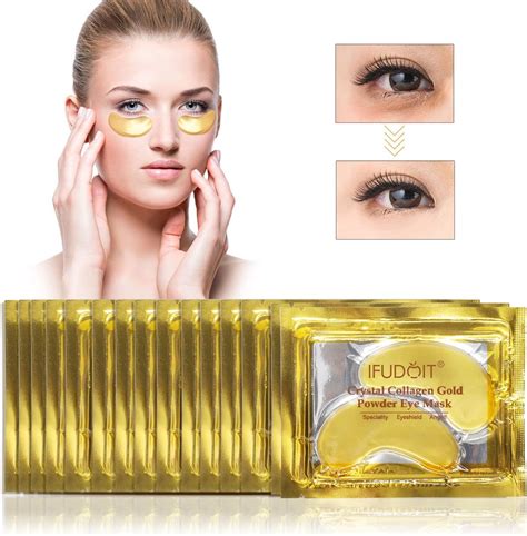 Patchs Sous Les Yeux Paires Premium Crystal K Gold Powder Gel