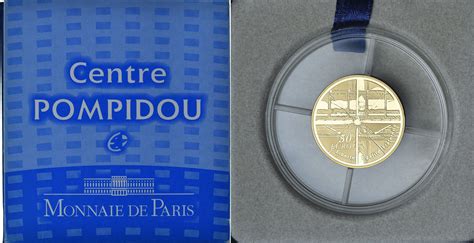 Frankreich Euro Monnaie De Paris Centre Georges Pompidou