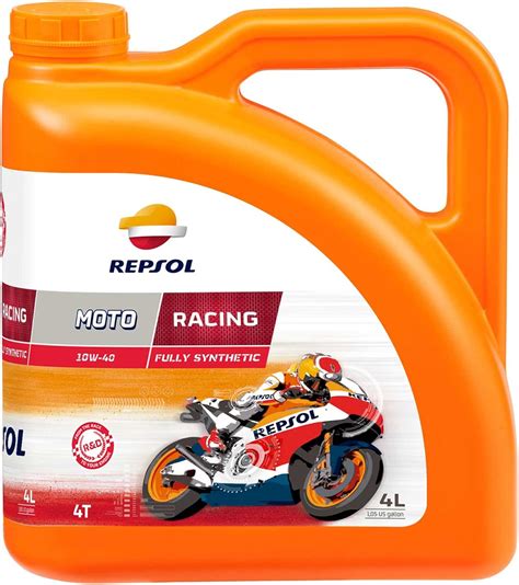 Repsol Moto Racing 4T 5W 40 Huile Moteur Moto Amazon Fr Auto Et Moto