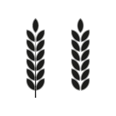 Premium Vector Spikelets Icons For Packaging Design Agriculture