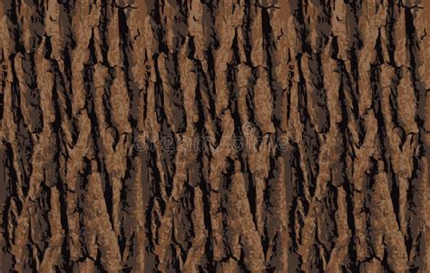 Seamless Tree Bark Texture Stock Vector Illustration Of Bark 83501184