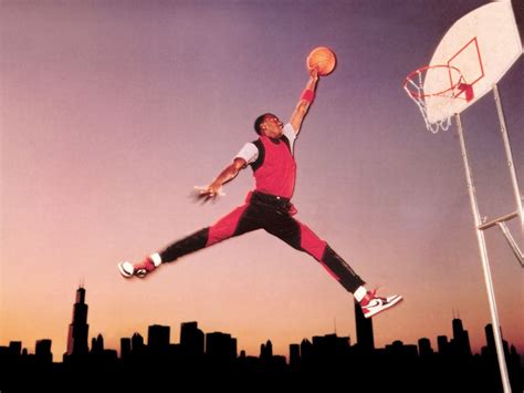 The iconic Nike Jumpman logo based on the company’s 1985 photo of ...