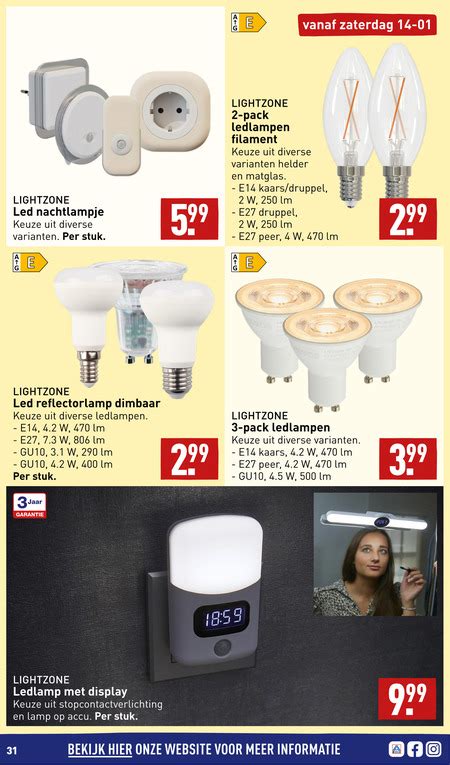 Led Lamp Folder Aanbieding Bij Aldi Details