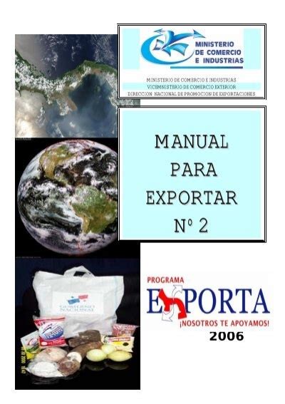 Manual Para Exportar No Ministerio De Comercio E Industrias