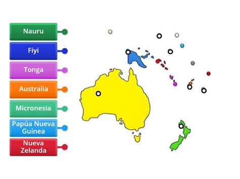 Ocean A Y Sus Pa Ses Labelled Diagram