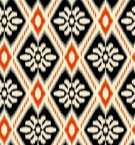 Orange and Black Abstract Pattern