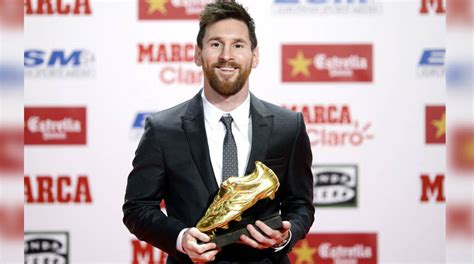 Messi Recibe Su Cuarta Bota De Oro E Iguala A Ronaldo Los Tiempos