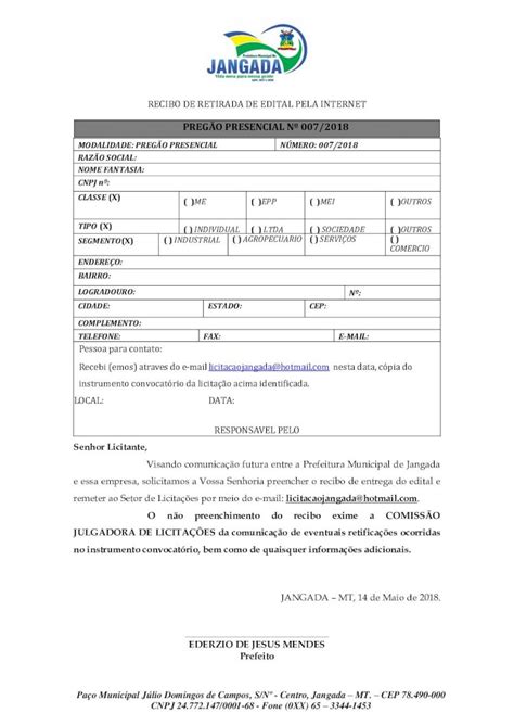 PDF RECIBO DE RETIRADA DE EDITAL PELA INTERNET 2018 05 17 CLASSE