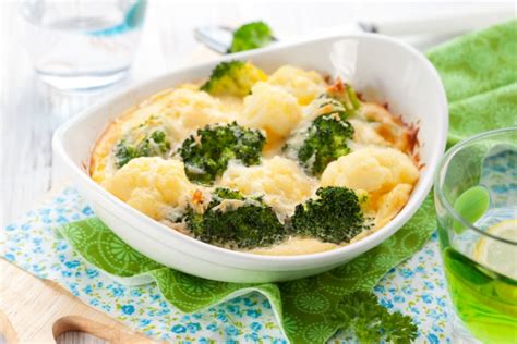 LCHF Blomkål och broccoligratäng med kassler GI LCHF Strikt Keto