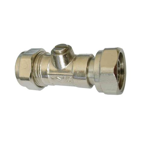 15mm X 1 2 Bsp Straight Service Valve Stevenson Plumbing And Electrical Supplies