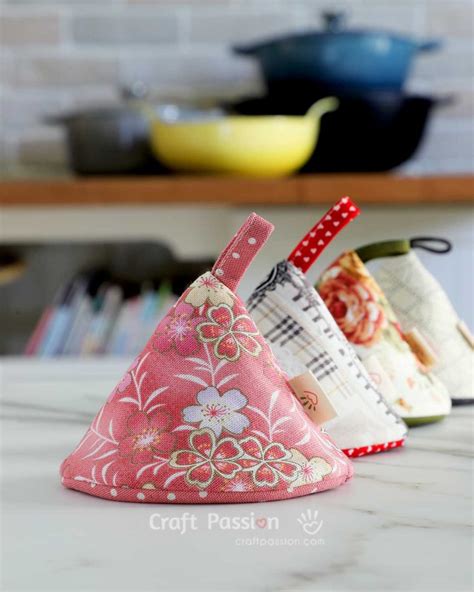 Free Cone Potholder Pattern How To Sew • Craft Passion